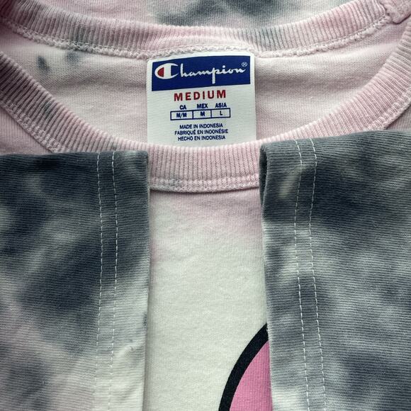 Champion Super Mario Bros Pink Heritage TOAD Nintendo T-shirt Sz Medium - Picture 7 of 7